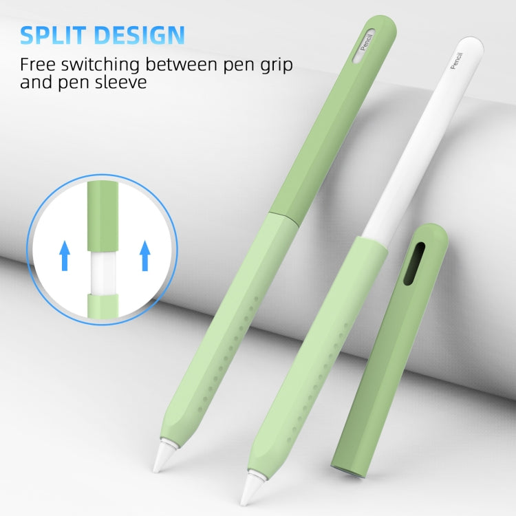 For Apple Pencil 2 / Pro DUX DUCIS Detachable Gradient Colorful Stylus Case(Gradient Green) - Pencil Accessories by DUX DUCIS | Online Shopping UK | buy2fix