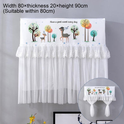 Do Not Take Dust-proof And Anti Direct Blowing Simple Wind Hanging Machine Air Conditioner Moon Cover, Size:Width 80 × Thickness 20 × Height 90cm(Cartoon Deer) - Dust Covers by buy2fix | Online Shopping UK | buy2fix