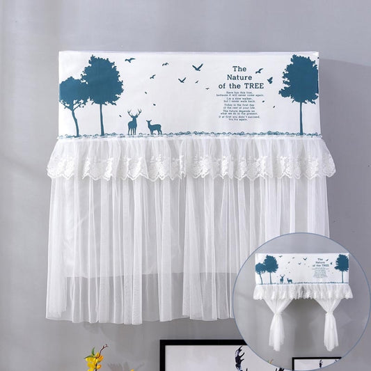 Do Not Take Dust-proof And Anti Direct Blowing Simple Wind Hanging Machine Air Conditioner Moon Cover, Size:Width 80 × Thickness 20 × Height 90cm(Shadow Of The Trees) - Dust Covers by buy2fix | Online Shopping UK | buy2fix