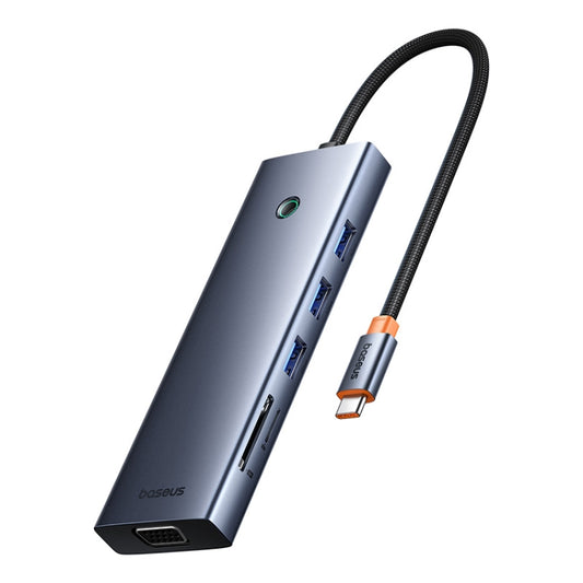 Baseus BS-OH161 UltraJoy Series 10 in 1 USB-C / Type-C Port HUB Docking Station(Space Grey) - USB HUB by Baseus | Online Shopping UK | buy2fix