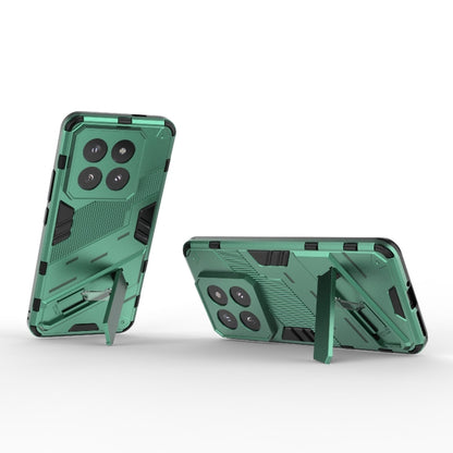 For Xiaomi 14 Pro 5G Punk Armor 2 in 1 PC + TPU Phone Case with Holder(Green) - 14 Pro Cases by buy2fix | Online Shopping UK | buy2fix