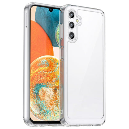 For Samsung Galaxy Jump 3 Colorful Series Acrylic Hybrid TPU Phone Case(Transparent) - Galaxy Phone Cases by buy2fix | Online Shopping UK | buy2fix