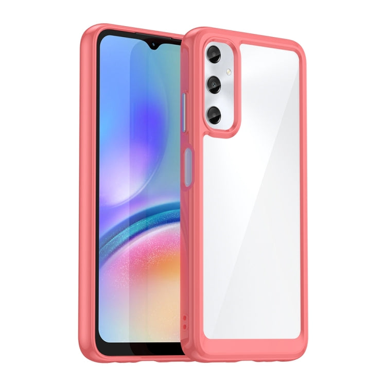 For Samsung Galaxy M14 4G Colorful Series Acrylic Hybrid TPU Phone Case(Red) - Galaxy Phone Cases by buy2fix | Online Shopping UK | buy2fix