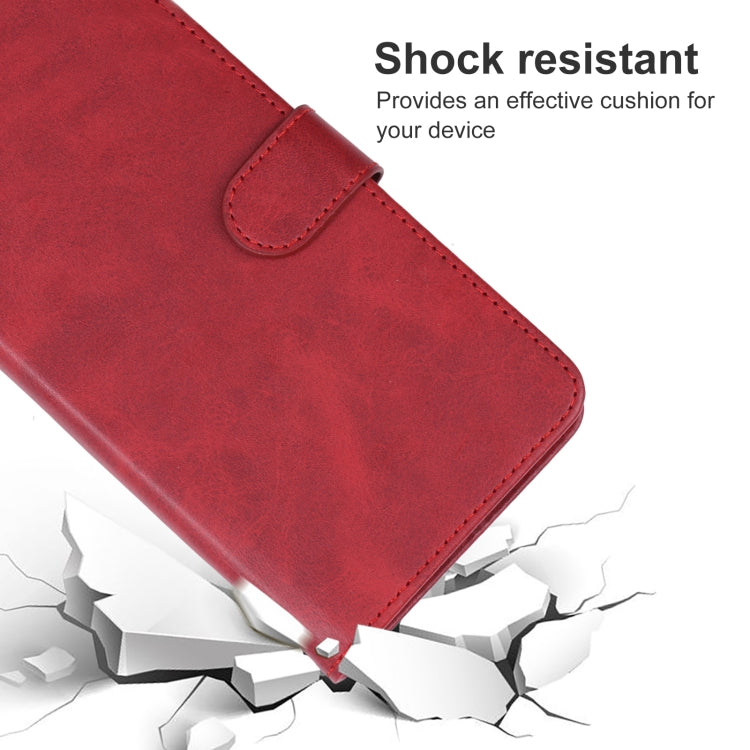 For TCL 50 5G Leather Phone Case(Red) - More Brand by buy2fix | Online Shopping UK | buy2fix