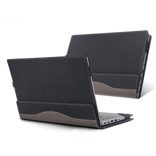 For Lenovo ThinkPad E15 Gen 2 Laptop Leather Anti-Fall Protective Case(Black) - 15.6 - 17 inch by buy2fix | Online Shopping UK | buy2fix