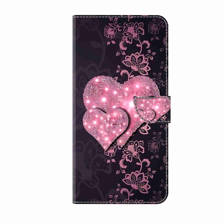 For Honor Magic5 Pro Crystal 3D Shockproof Protective Leather Phone Case(Lace Love) - Honor Cases by buy2fix | Online Shopping UK | buy2fix