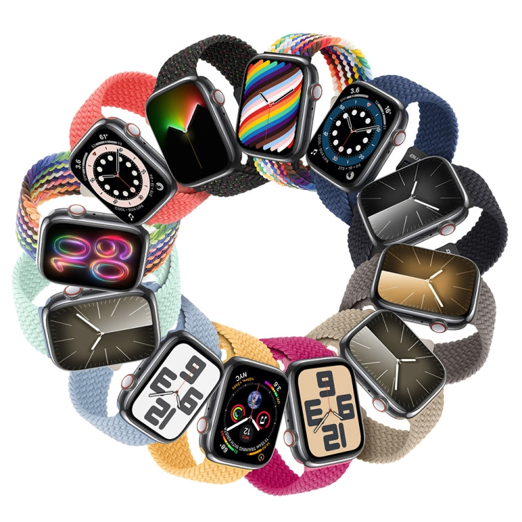 For Apple Watch Series 4 40mm DUX DUCIS Mixture Pro Series Magnetic Buckle Nylon Braid Watch Band(New Rainbow) - Watch Bands by DUX DUCIS | Online Shopping UK | buy2fix