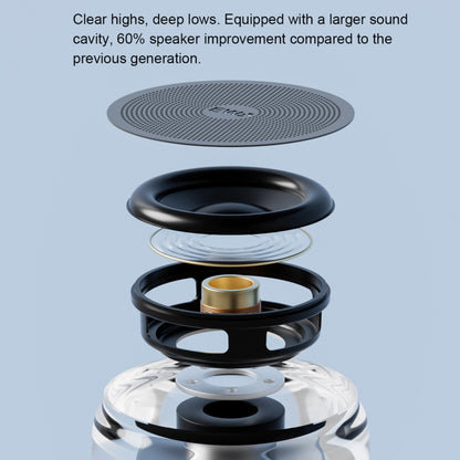 EWA A126 Mini Bluetooth 5.0 Bass Radiator Metal Speaker(Black) - Mini Speaker by EWA | Online Shopping UK | buy2fix