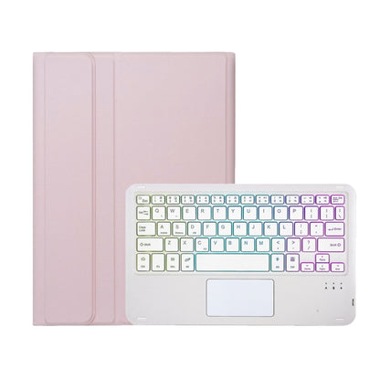 For OnePlus Pad Go / OPPO Pad Air2 / Neo OP14-AS TPU Ultra-thin Detachable Backlight Bluetooth Keyboard Leather Case with Touchpad(Pink) - Others Keyboard by buy2fix | Online Shopping UK | buy2fix