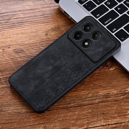 For Xiaomi Redmi K70 Pro AZNS 3D Embossed Skin Feel Phone Case(Black) - K70 Pro Cases by AZNS | Online Shopping UK | buy2fix