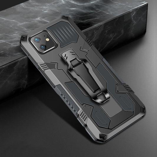 For iPhone 11 Machine Armor Warrior Shockproof PC + TPU Protective Case(Space Gray) - iPhone 11 Cases by buy2fix | Online Shopping UK | buy2fix