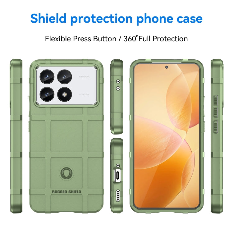 For Xiaomi Redmi K70 Pro Full Coverage Shockproof TPU Phone Case(Green) - K70 Pro Cases by buy2fix | Online Shopping UK | buy2fix