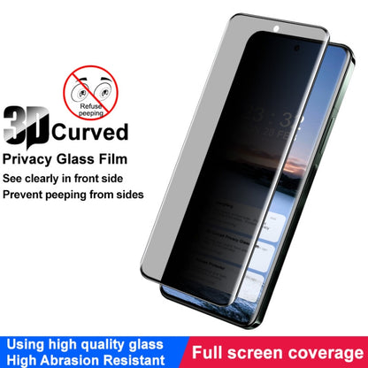 For Xiaomi 14 Pro 5G IMAK 3D Curved Privacy Anti-glare Tempered Glass Film - 14 Pro Tempered Glass by imak | Online Shopping UK | buy2fix