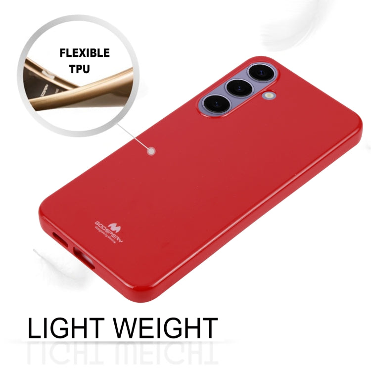 For Samsung Galaxy S24+ 5G GOOSPERY PEARL JELLY Shockproof TPU Phone Case(Red) - Galaxy S24+ 5G Cases by GOOSPERY | Online Shopping UK | buy2fix