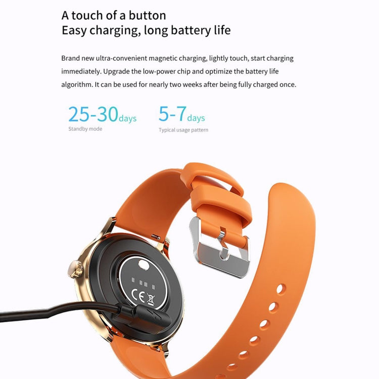 QS80 1.39 inch BT5.2 Smart Sport Watch, Support Bluetooth Call / Sleep / Blood Oxygen / Temperature / Heart Rate / Blood Pressure Health Monitor(Orange) - Smart Watches by buy2fix | Online Shopping UK | buy2fix