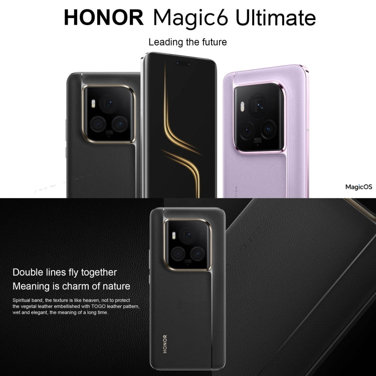 Honor Magic6 Ultimate, 16GB+512GB ,  6.8 inch Magic OS 8.0 Snapdragon 8 Gen 3 Octa Core up to 3.3GHz, Network: 5G, OTG, NFC, Support Google Play(Purple) - Honor by Huawei | Online Shopping UK | buy2fix