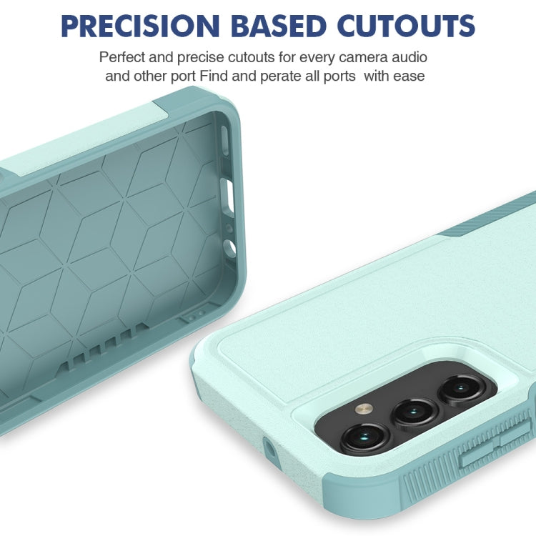 For Samsung Galaxy A15 5G 2 in 1 PC + TPU Phone Case(Light Green) - Galaxy Phone Cases by buy2fix | Online Shopping UK | buy2fix