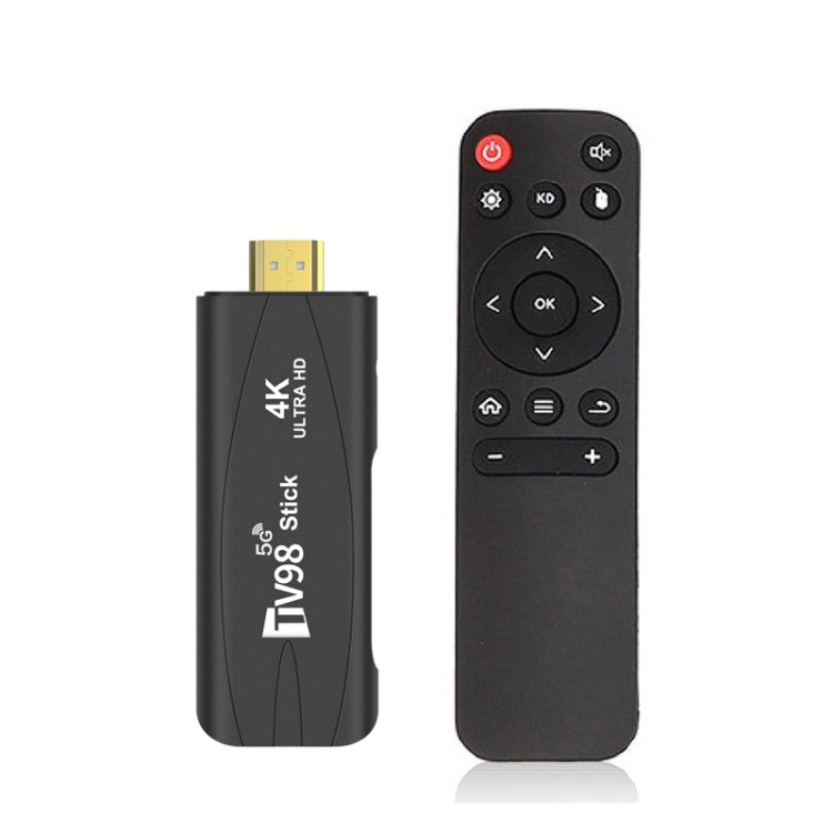 TV98 Rockchip 3228A Quad Core 4K HD Bluetooth Android TV Stick, RAM:2GB+16GB(UK Plug) - Android TV Sticks by buy2fix | Online Shopping UK | buy2fix