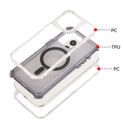 For iPhone 15 Plus Dreamland MagSafe Magnetic 3 in 1 TPU + PC Phone Case(Transparent) - iPhone 15 Plus Cases by buy2fix | Online Shopping UK | buy2fix