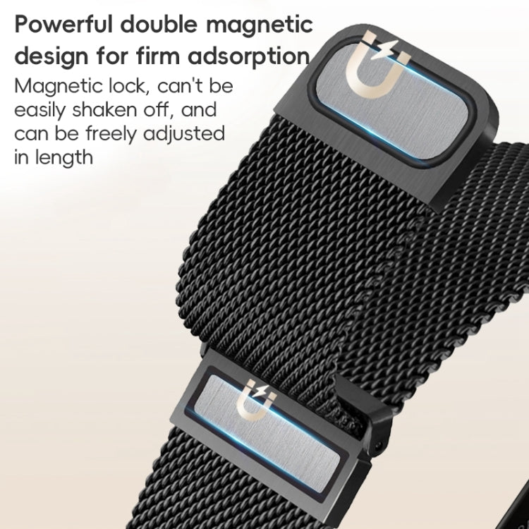 For Apple Watch Series 2 42mm ZGA Milanese Magnetic Metal Watch Band(Silver) - Watch Bands by ZGA | Online Shopping UK | buy2fix