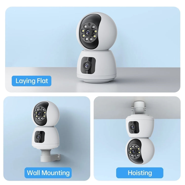 Y6203 4MP Zoom HD Indoor Waterproof Smart WiFi Camera, Specification:AU Plug(White) - Wireless Camera by buy2fix | Online Shopping UK | buy2fix