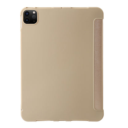 For iPad Pro 13 2024 TPU Deformation Flip Leather Tablet Case with Holder(Gold) - iPad Pro 13 2024 Cases by buy2fix | Online Shopping UK | buy2fix