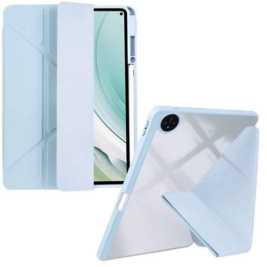 For Huawei MatePad Pro 11 2022 / 2024 Clear Acrylic Deformation Leather Tablet Case(Ice Blue) - Huawei by buy2fix | Online Shopping UK | buy2fix