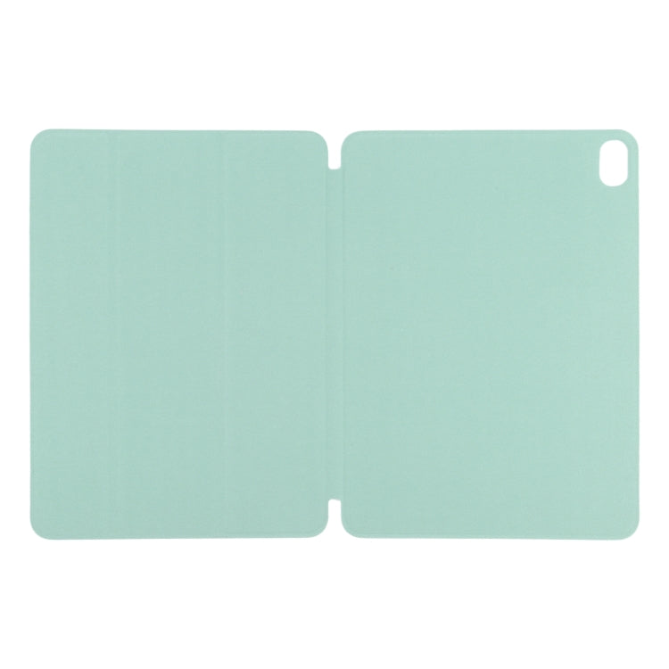 For iPad Air 11 2024 Double-sided Clip Non-buckle Magnetic PU Smart Tablet Case(Light Green) - iPad Air 11 2024 Cases by buy2fix | Online Shopping UK | buy2fix