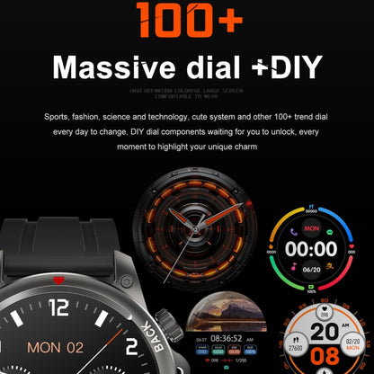 DK68 1.53 inch IP67 BT 5.0 Fitness Sport Smart Watch, Support LED Flashlight / Bluetooth Call / Sleep / Blood Oxygen / Heart Rate / Blood Pressure Health Monitor(Black) - Smart Watches by buy2fix | Online Shopping UK | buy2fix