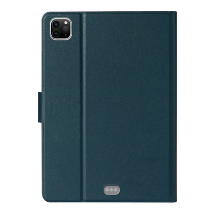 For iPad Pro 11 2024 Pure Color Smart Leather Tablet Case(Deep Green) - iPad Pro 11 2024 Cases by buy2fix | Online Shopping UK | buy2fix