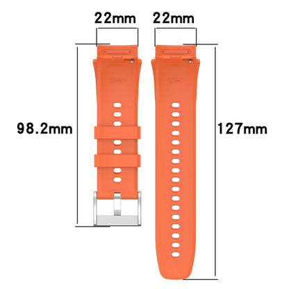 For OPPO Watch X / OnePlus Watch 2 Vertical Texture Silicone Watch Band(Red) - Watch Bands by buy2fix | Online Shopping UK | buy2fix