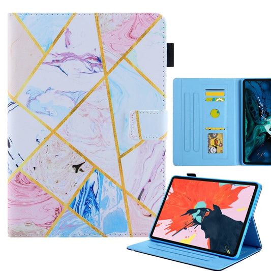 For iPad Pro 11 2024 Colored Drawing Leather Smart Tablet Case(Geometric Marble) - iPad Pro 11 2024 Cases by buy2fix | Online Shopping UK | buy2fix