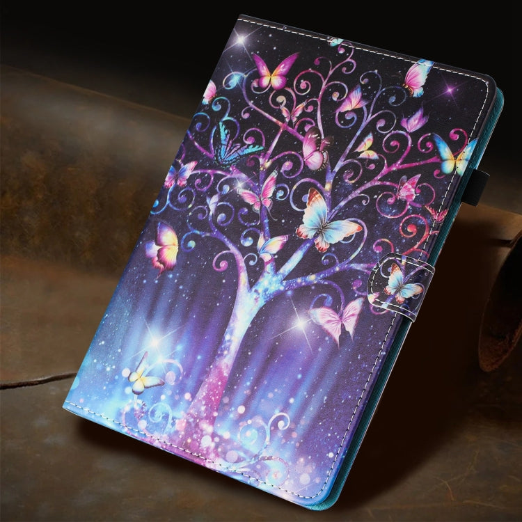 For iPad Pro 11 2024 Painted Litchi Leather Sewing Smart Tablet Case(Meteor Butterfly) - iPad Pro 11 2024 Cases by buy2fix | Online Shopping UK | buy2fix