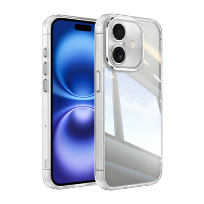 For iPhone 16 Plus Acrylic Hybrid TPU Armor Shockproof Phone Case(Transparent) - iPhone 16 Plus Cases by buy2fix | Online Shopping UK | buy2fix