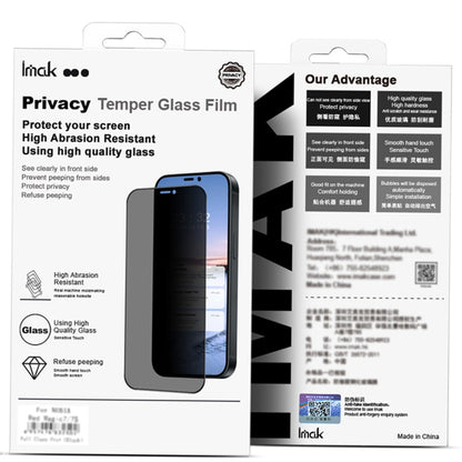 For Motorola Edge 50 Fusion imak 3D Curved HD Full Screen Anti-spy Tempered Glass Protective Film - Motorola Tempered Glass by imak | Online Shopping UK | buy2fix