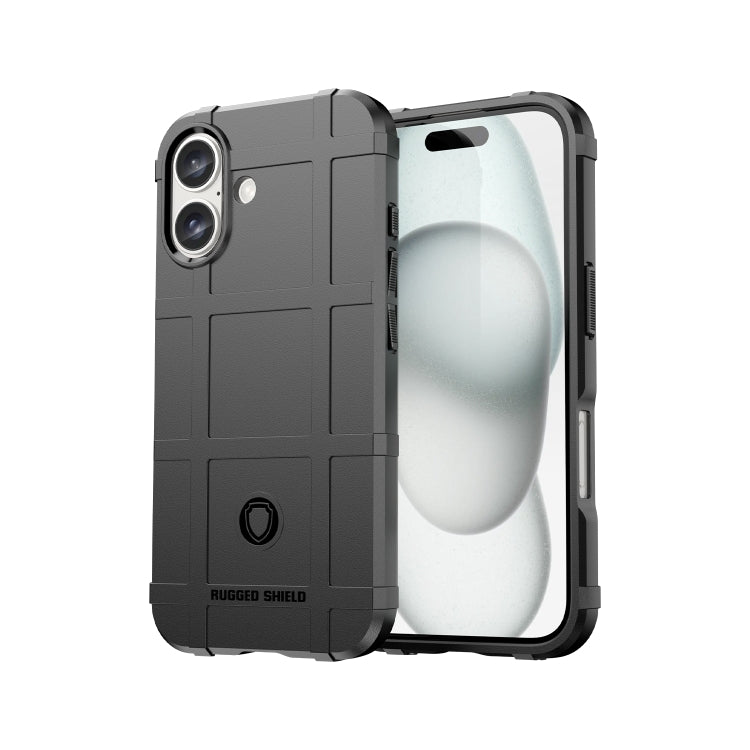 For iPhone 16 Pro Max Full Coverage Shockproof TPU Phone Case(Black) - iPhone 16 Pro Max Cases by buy2fix | Online Shopping UK | buy2fix