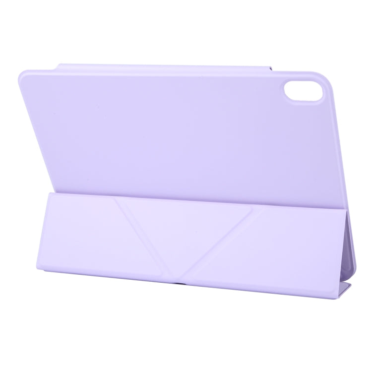 For iPad Air 11 2024 Y-Shape Double-sided Clip Magnetic Smart Tablet Case(Purple) - iPad Air 11 2024 Cases by buy2fix | Online Shopping UK | buy2fix