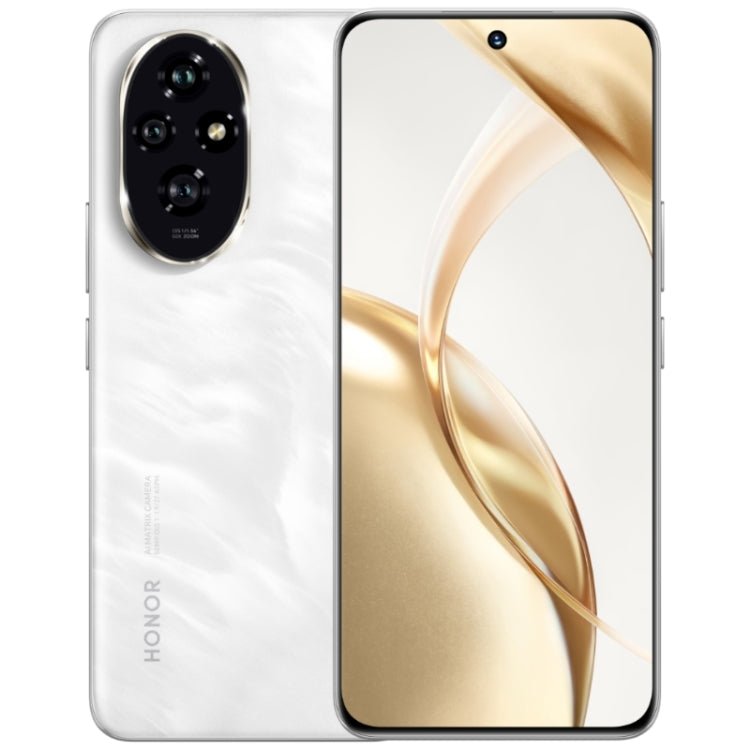 Honor 200, 12GB+256GB, Screen Fingerprint Identification, 6.7 inch MagicOS 8.0 Snapdragon 7 Gen 3 Octa Core, Network: 5G, NFC, OTG(Silver White) - Honor by Huawei | Online Shopping UK | buy2fix