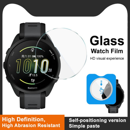 For Garmin Forerunner 165 IMAK Tempered Glass Watch Protective Film Self-contained Positioning Version - Screen Protector by imak | Online Shopping UK | buy2fix