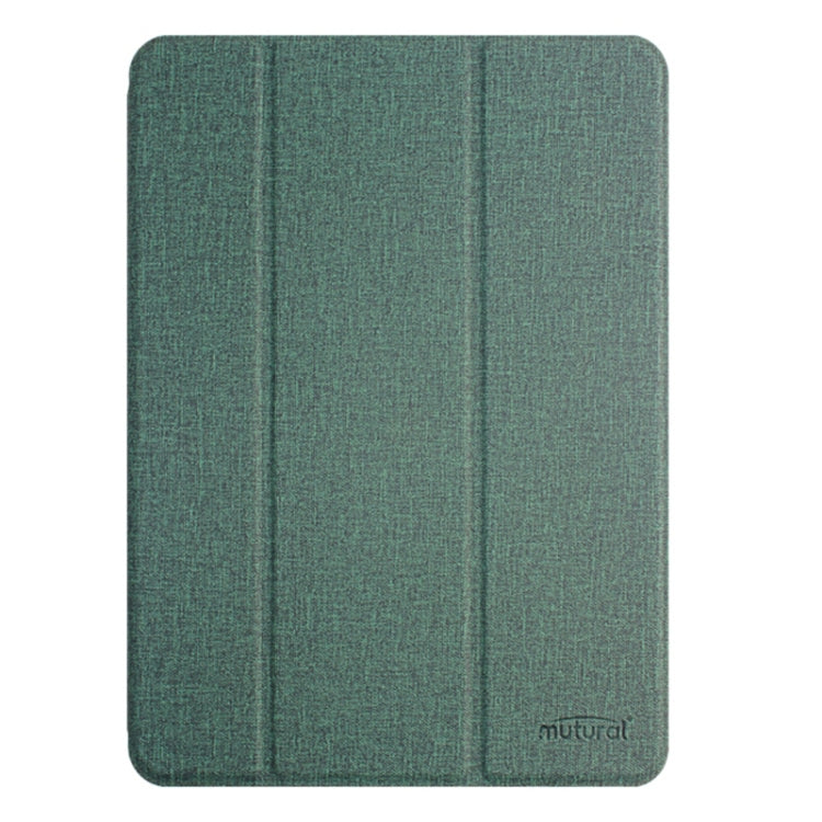 For iPad Air 11 2024 / Air 2022 10.9 Mutural YASHI Series Tablet Leather Smart Case(Green) - iPad Air 11 2024 Cases by Mutural | Online Shopping UK | buy2fix