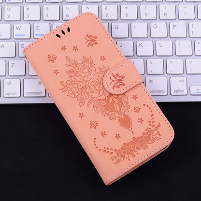 For iPhone SE 2024 Butterfly Rose Embossed Leather Phone Case(Pink) - More iPhone Cases by buy2fix | Online Shopping UK | buy2fix