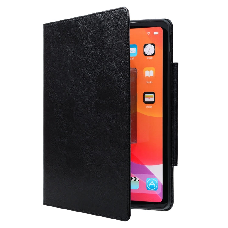 For iPad Air 11 2024 / Air 5 / Air 4 Cat Buckle Leather Smart Tablet Case(Black) - iPad Air 11 2024 Cases by buy2fix | Online Shopping UK | buy2fix