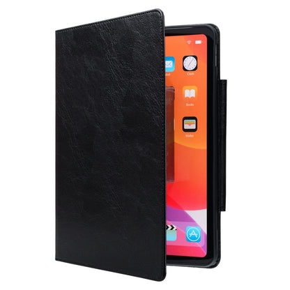 For iPad Air 13 2024 Cat Buckle Leather Smart Tablet Case(Black) - iPad Air 13 2024 Cases by buy2fix | Online Shopping UK | buy2fix