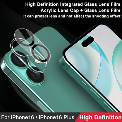 For iPhone 16 / 16 Plus imak High Definition Integrated Glass Lens Film - Tempered Glass Film by imak | Online Shopping UK | buy2fix