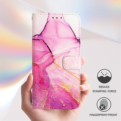 For Ulefone Note 14 PT003 Marble Pattern Flip Leather Phone Case(Pink Purple Gold) - Ulefone Cases by buy2fix | Online Shopping UK | buy2fix