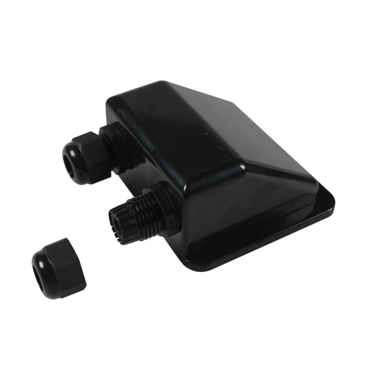 RV Sealed Waterproof Solar Double Cable Entry Gland Box(Black) - Other Tools by buy2fix | Online Shopping UK | buy2fix