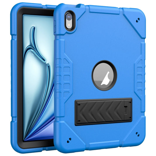 For iPad Air 11 2024 Armor Holder Silicone Hybrid PC Tablet Case(Blue) - iPad Air 11 2024 Cases by buy2fix | Online Shopping UK | buy2fix