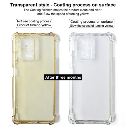 For Realme GT 6T 5G Global imak Shockproof Airbag TPU Phone Case(Matte Black) - Realme Cases by imak | Online Shopping UK | buy2fix