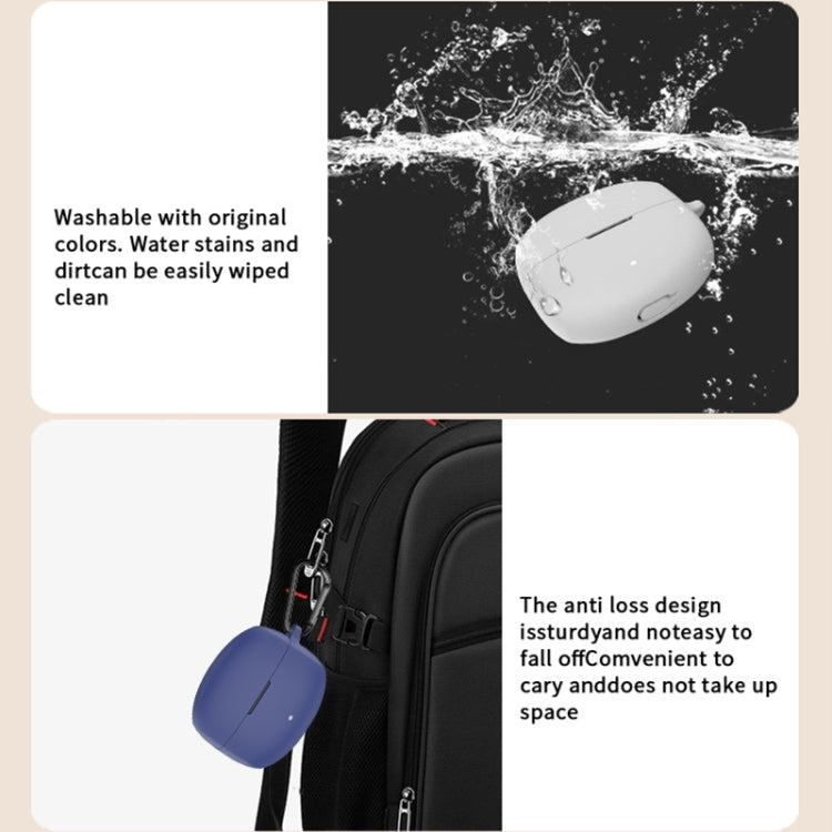 For EDIFIER Lolli Pro 3 Wireless Earphones Silicone Protective Case(White) - Other Earphone Case by buy2fix | Online Shopping UK | buy2fix