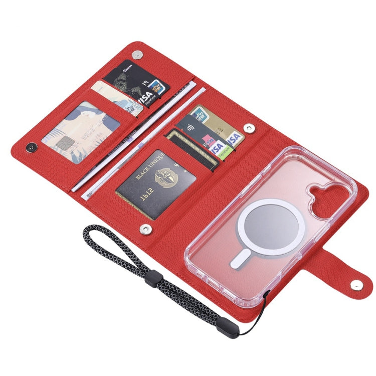 For iPhone 14 Pro Max ViLi GHA-C Series RFID MagSafe Magnetic Flip Leather Phone Case(Red) - iPhone 14 Pro Max Cases by ViLi | Online Shopping UK | buy2fix